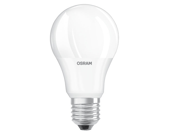 OSRAM LED-Lampe Star Classic A E27 8.5W 806lm frosted Warm White in  präsentiert im Onlineshop von KAQTU Design AG. Leuchtmittel ist von OSRAM