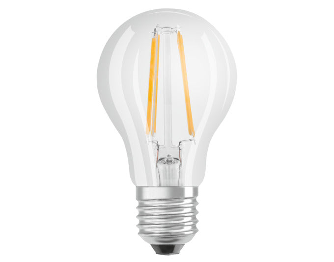OSRAM LED-Lampe Retrofit Superstar Classic A E27 7.0W 806lm dimmable clear Warm White in  präsentiert im Onlineshop von KAQTU Design AG. Leuchtmittel ist von OSRAM