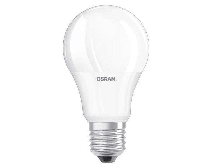 OSRAM LED-Lampe Star Classic A E27 5.0W 470lm frosted Cool White in  präsentiert im Onlineshop von KAQTU Design AG. Leuchtmittel ist von OSRAM