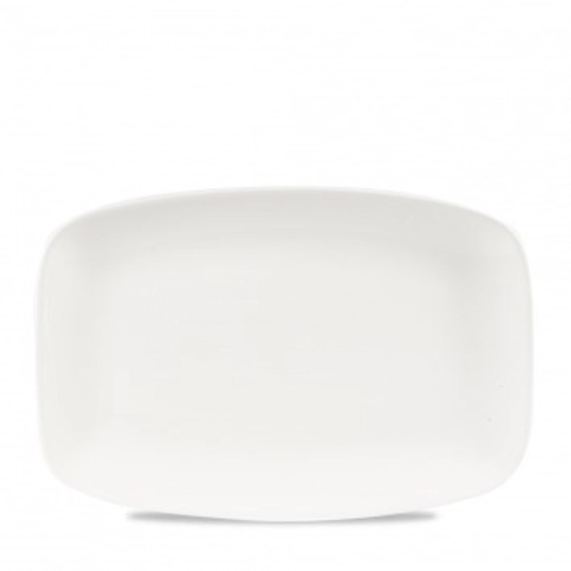 Elegante, robuste Porzellanplatte (19.9x30cm) von Churchill, ideal für kreative Speisenpräsentationen in Gastronomie.
