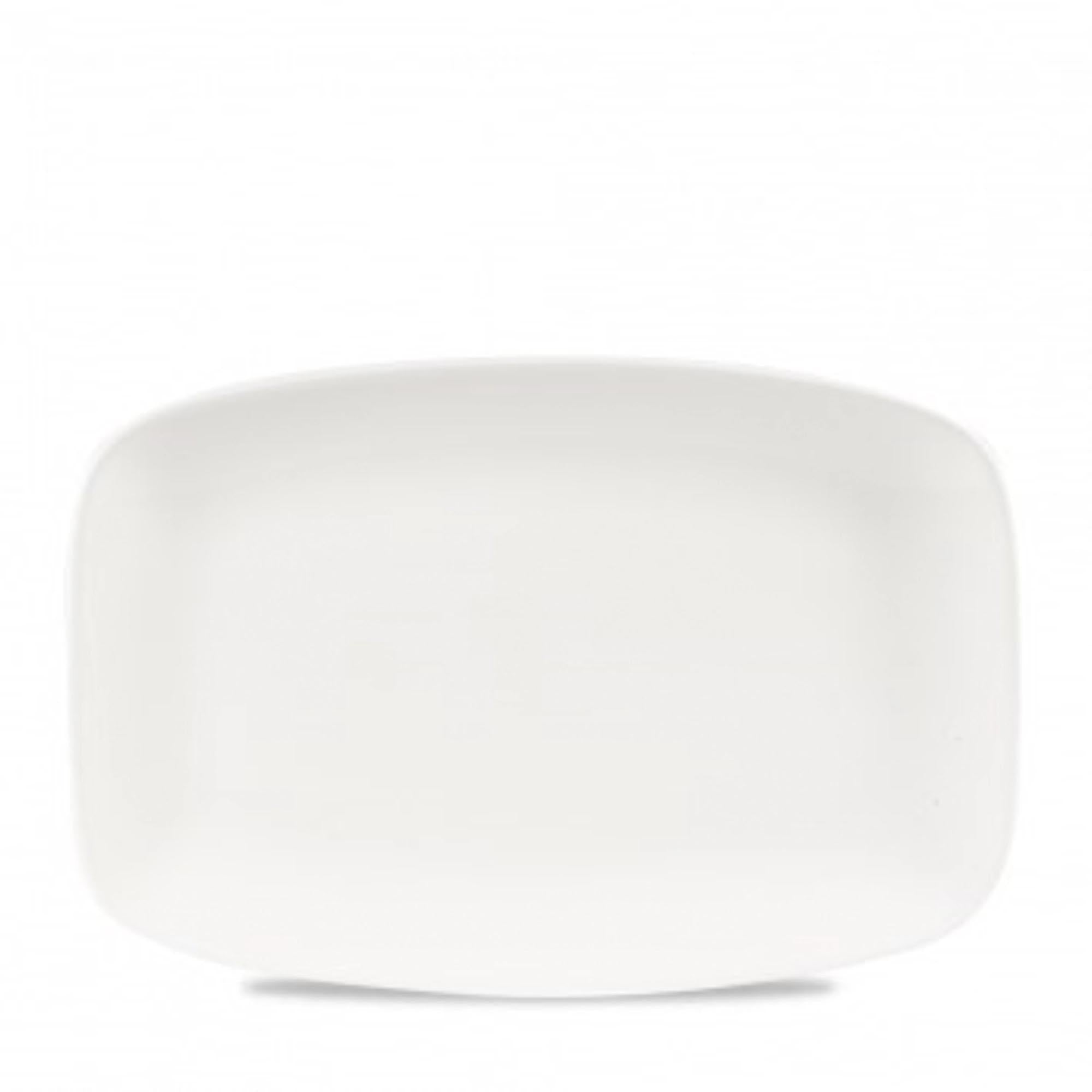 Elegante, robuste Porzellanplatte (19.9x30cm) von Churchill, ideal für kreative Speisenpräsentationen in Gastronomie.