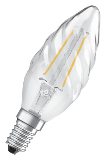 OSRAM LED-Lampe Retrofit Star Classic BW E14 2.5W 250lm clear Warm White in  präsentiert im Onlineshop von KAQTU Design AG. Leuchtmittel ist von OSRAM