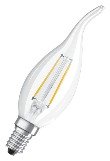 OSRAM LED-Lampe Retrofit Star Classic BA E14 2.5W 250lm clear Warm White in  präsentiert im Onlineshop von KAQTU Design AG. Leuchtmittel ist von OSRAM