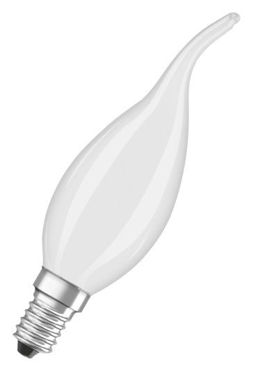 OSRAM LED-Lampe Retrofit Superstar Classic BA E14 5.0W 470lm dimmable frosted Warm White in  präsentiert im Onlineshop von KAQTU Design AG. Leuchtmittel ist von OSRAM