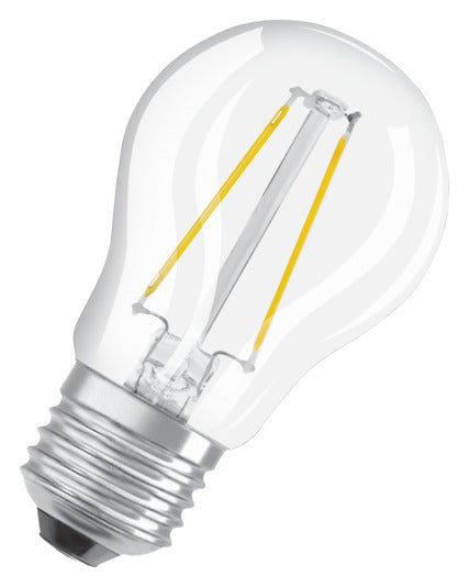 OSRAM LED-Lampe Retrofit Star Classic P E27 4.0W 470lm clear Warm White in  präsentiert im Onlineshop von KAQTU Design AG. Leuchtmittel ist von OSRAM
