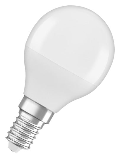 OSRAM LED-Lampe Star Classic P E14 5.5W 470lm frosted Warm White in  präsentiert im Onlineshop von KAQTU Design AG. Leuchtmittel ist von OSRAM