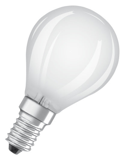 OSRAM LED-Lampe Retrofit Star Classic P E14 4.0W 470lm frosted Warm White in  präsentiert im Onlineshop von KAQTU Design AG. Leuchtmittel ist von OSRAM