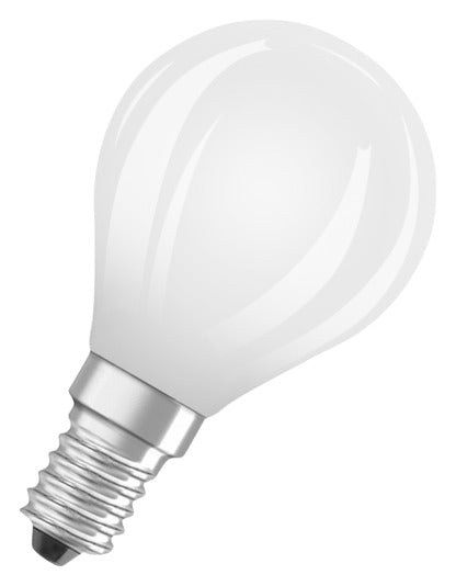 OSRAM LED-Lampe Retrofit Superstar Classic B E14 6.5W 806lm frosted Warm White in  präsentiert im Onlineshop von KAQTU Design AG. Leuchtmittel ist von OSRAM