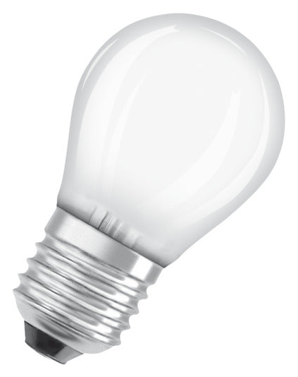 OSRAM LED-Lampe Retrofit Superstar Classic P E27 4.0W 470lm frosted Cool White in  präsentiert im Onlineshop von KAQTU Design AG. Leuchtmittel ist von OSRAM