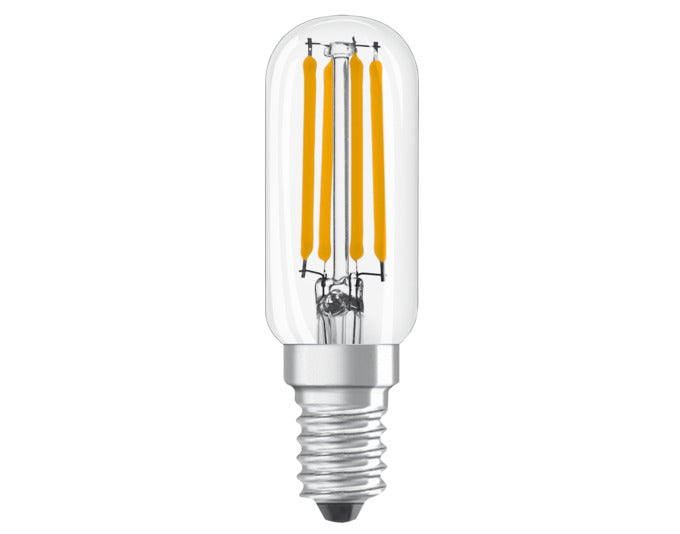 OSRAM LED-Lampe Special T26 E14 4.2W 470lm clear Warm White in  präsentiert im Onlineshop von KAQTU Design AG. Leuchtmittel ist von OSRAM
