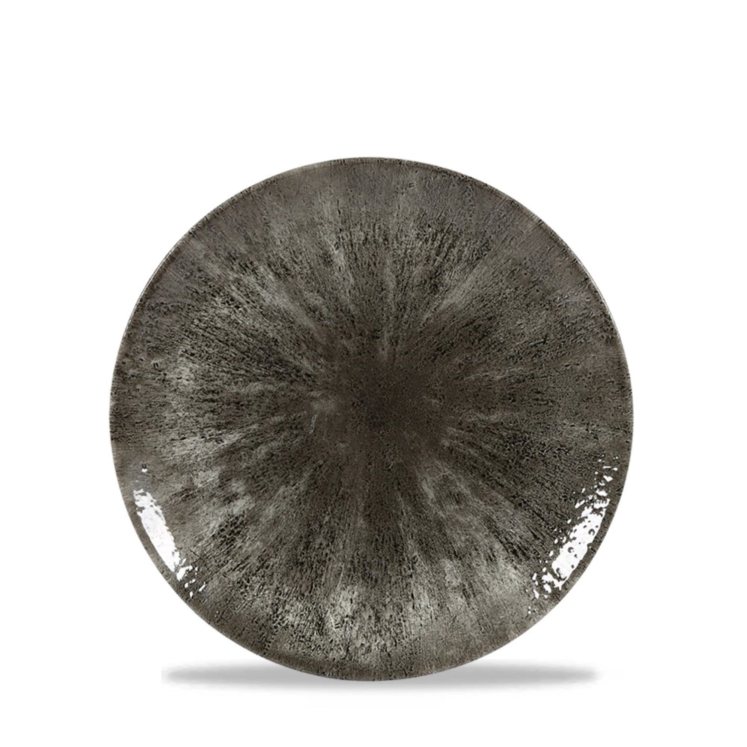 S.P. Stone Quartz Black Coupe Teller flach 16.5cm