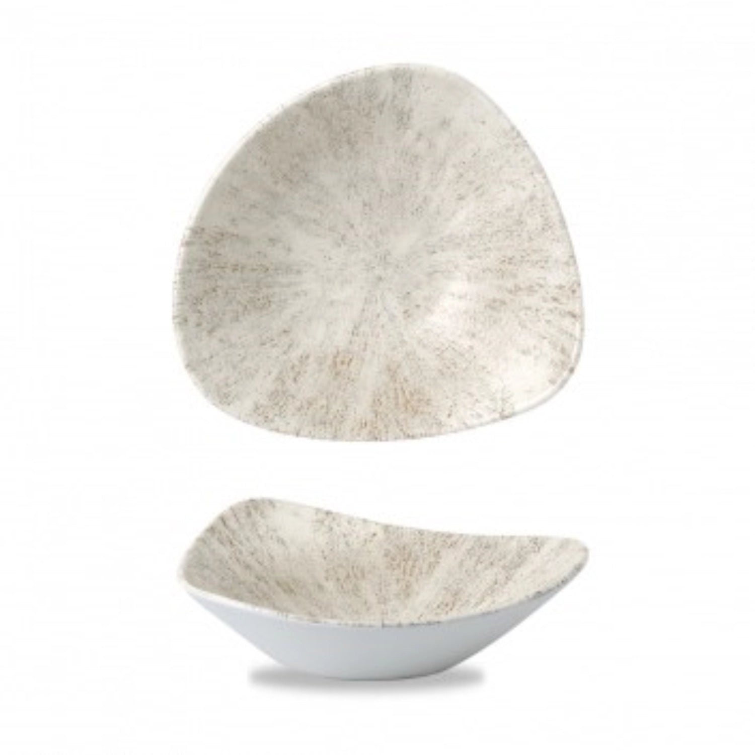 S.P. Stone Agate Grey Triangel Schüssel 23.5cm