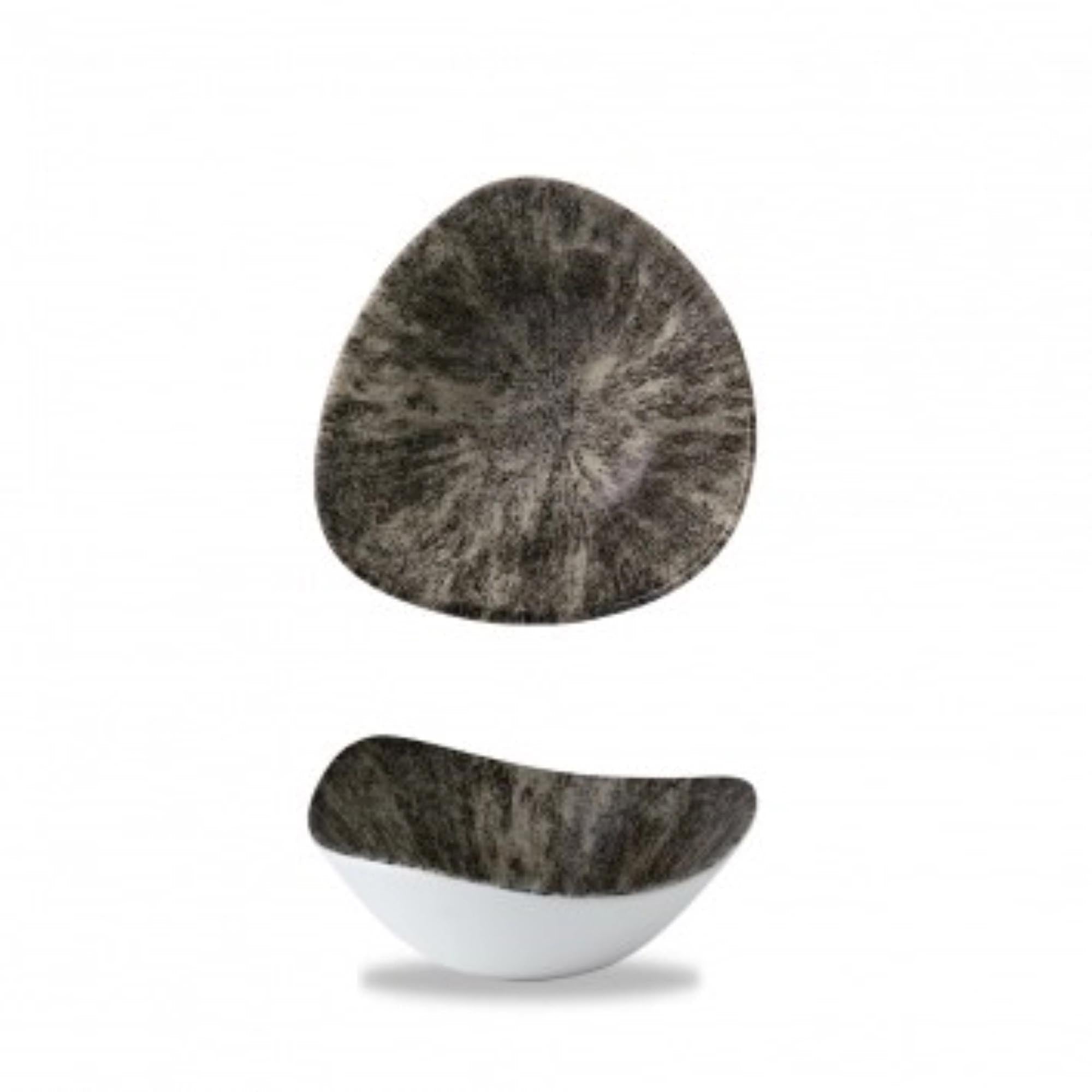 Elegante, matte Schüssel (18,5 cm) aus kratzfestem Steinzeug. Ideal für Salate & Desserts. Spülmaschinen- & mikrowellengeeignet.