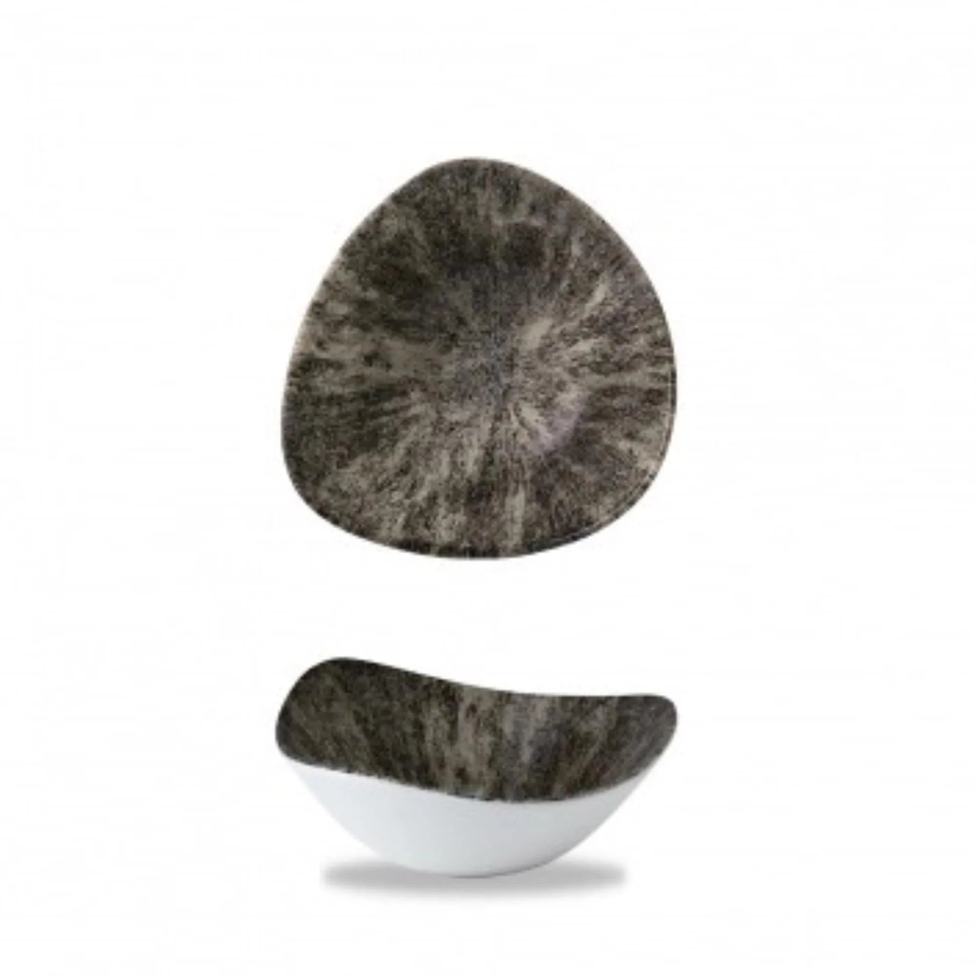 Elegante, matte Schüssel (18,5 cm) aus kratzfestem Steinzeug. Ideal für Salate & Desserts. Spülmaschinen- & mikrowellengeeignet.
