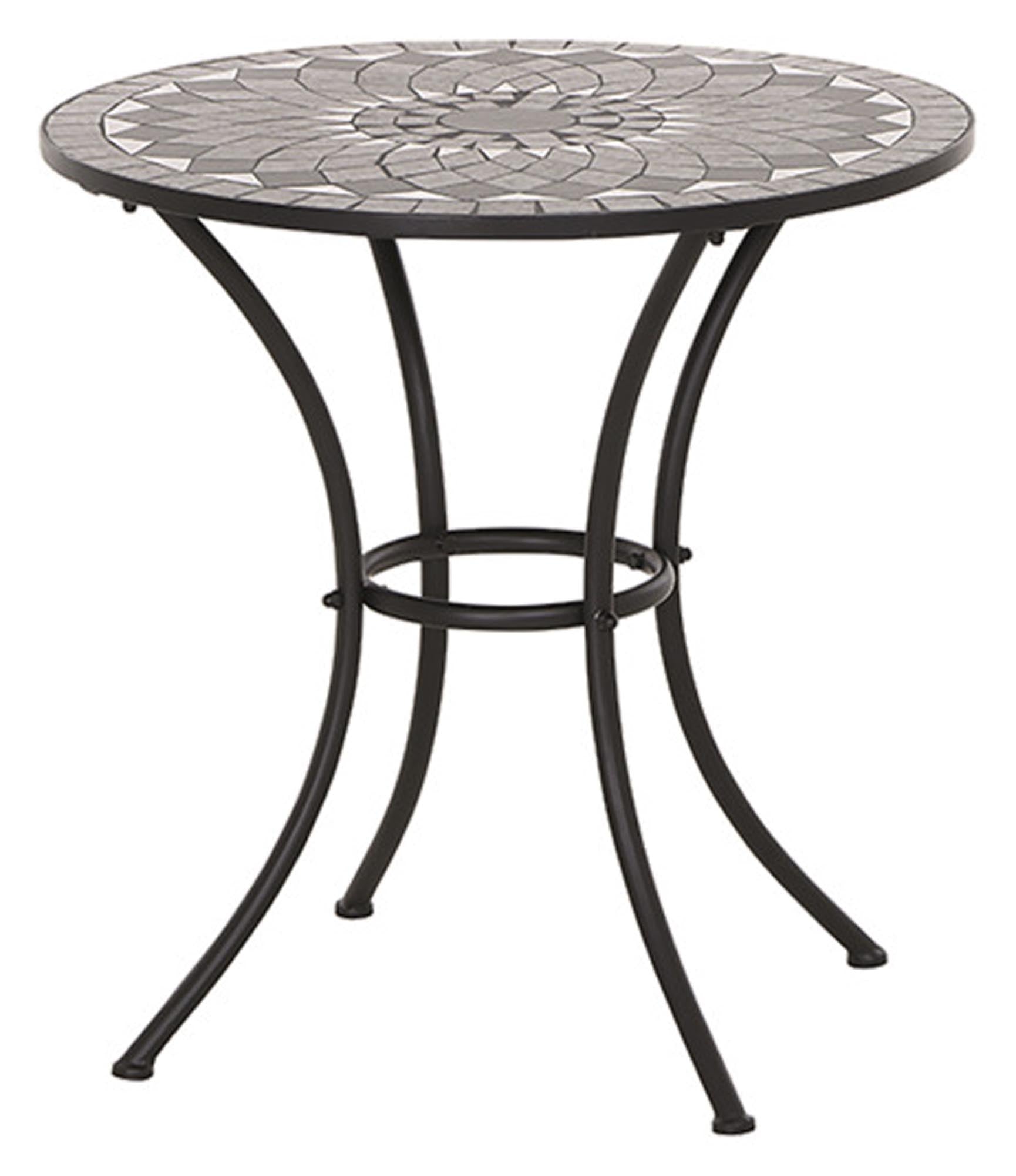 SIENA GARDEN Tisch Como ø 70 cm mosaikoptik