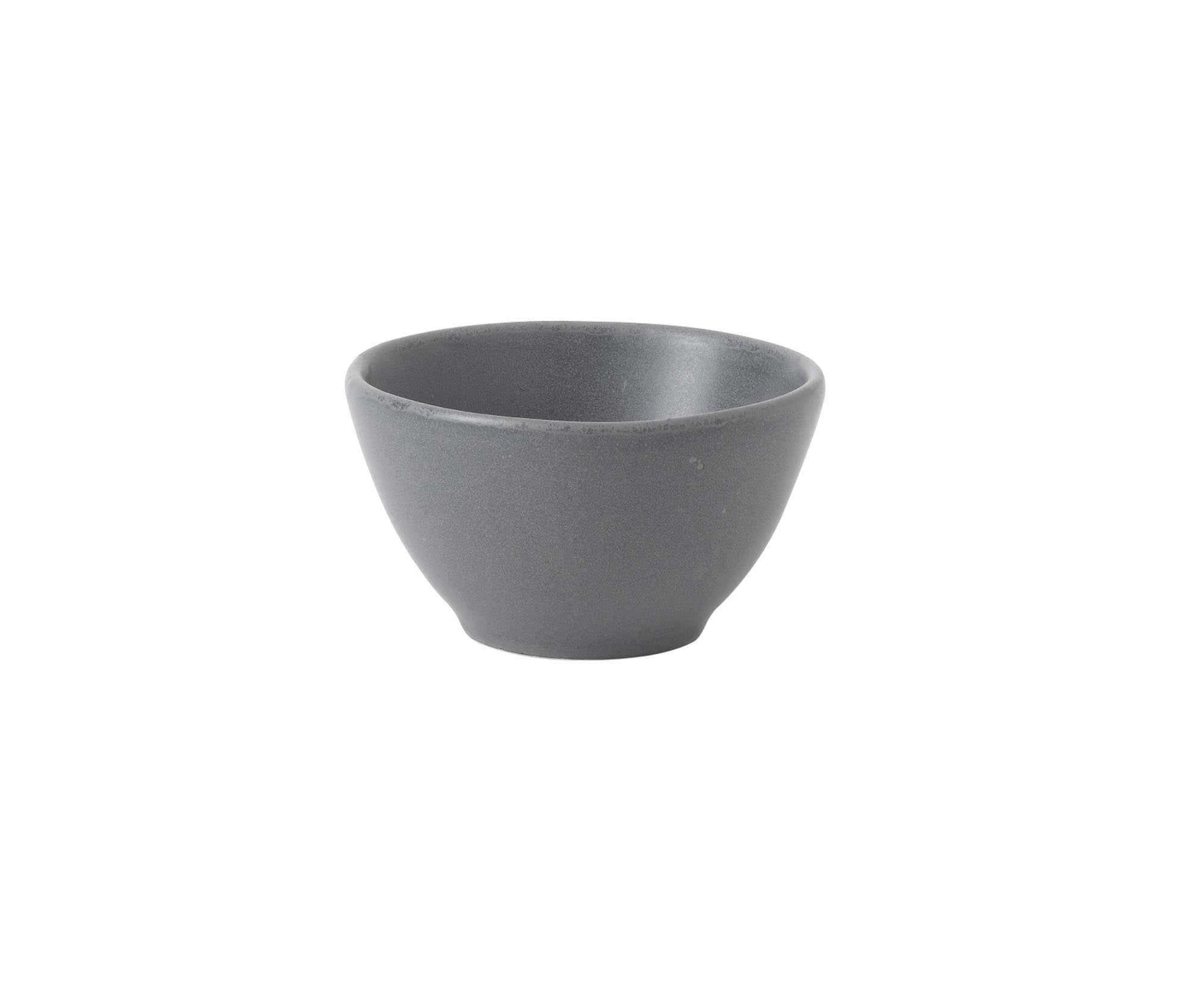 Nourish Seattle Gray Contour Dip bowl 8.5cm 11cl