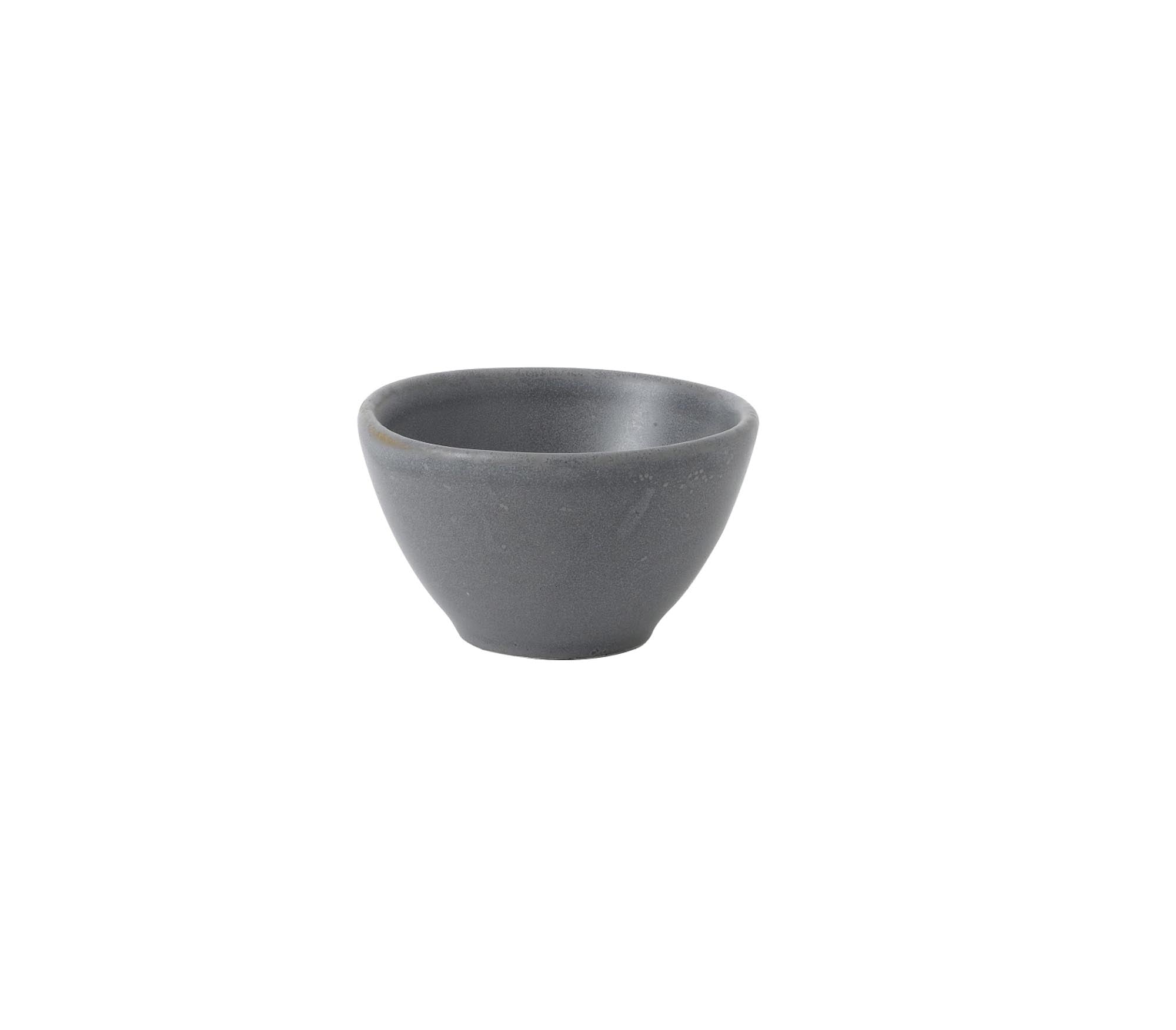 Nourish Seattle Gray Contour Dip bowl 7cm 6cl