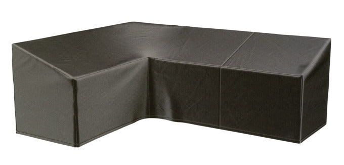 Hochwertige L-förmige Schutzhülle von Platinum AeroCover, ideal für Gartenmöbel, 270x210x85xH65/90 cm, wasserabweisend und atmungsaktiv.