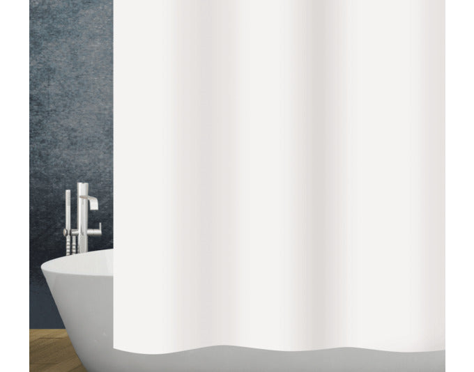 Duschvorhang Textil weiss 180x180 cm in  präsentiert im Onlineshop von KAQTU Design AG. Duschvorhang ist von DIAQUA