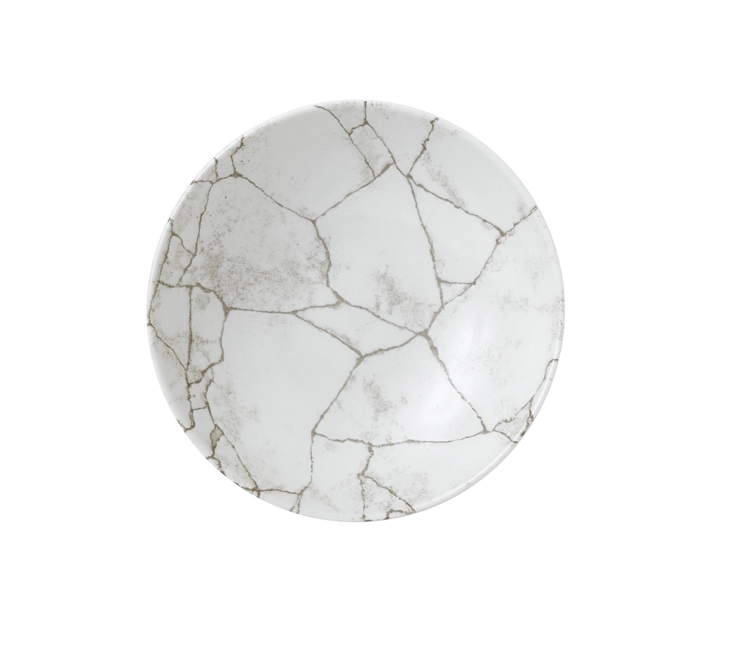 S.P. Kintsugi Agate Gray Coupe plate deep 18.2cm