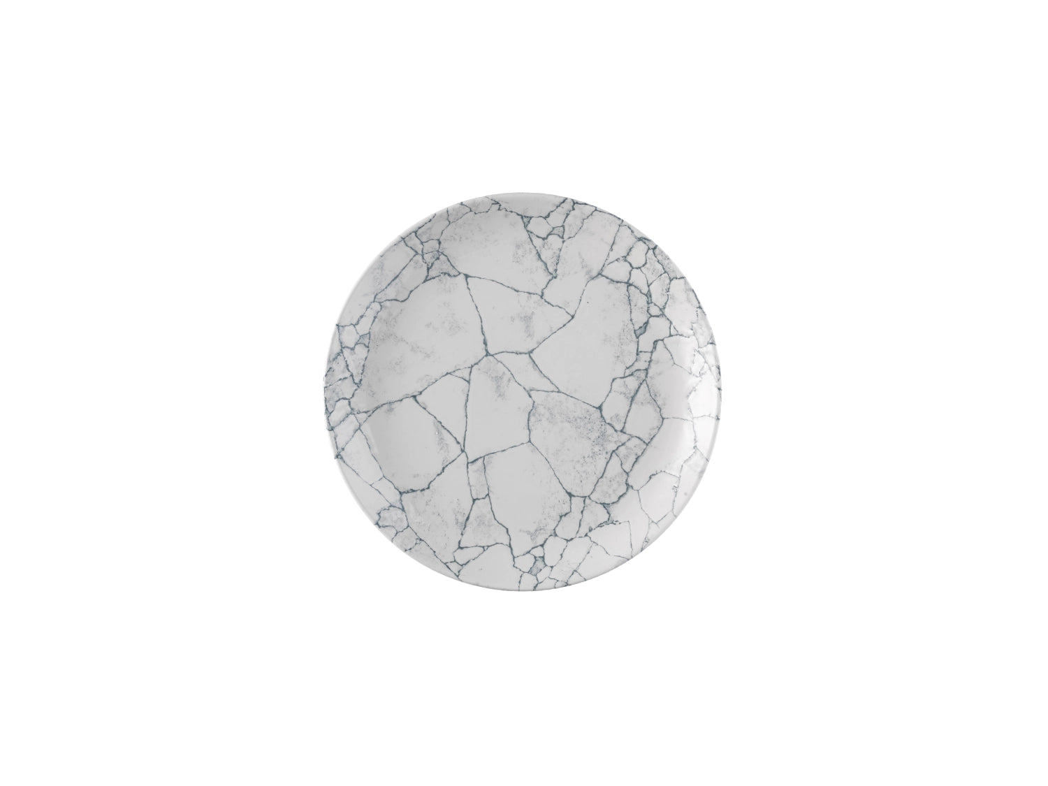 S.P. Assiette Coupée Kintsugi Gris Perle 28,8cm