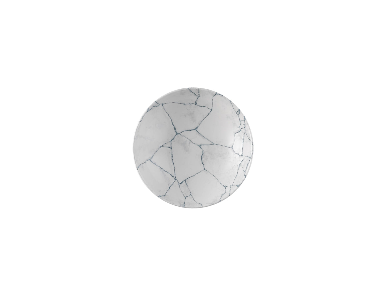 S.PKintsugi Pearl Grey Coupe Deep Plate 18.2cm
