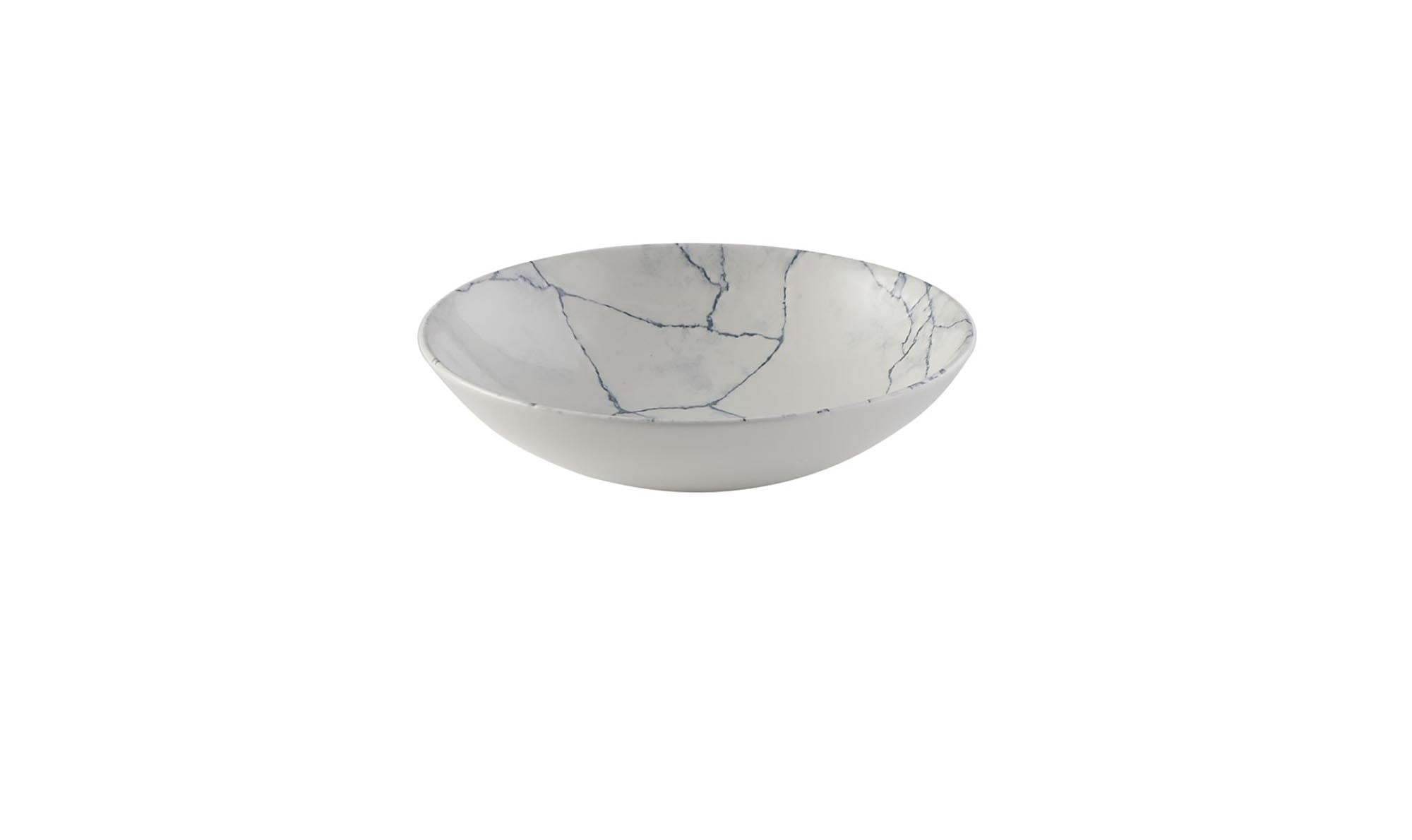 S.PKintsugi Pearl Grey Coupe Deep Plate 18.2cm