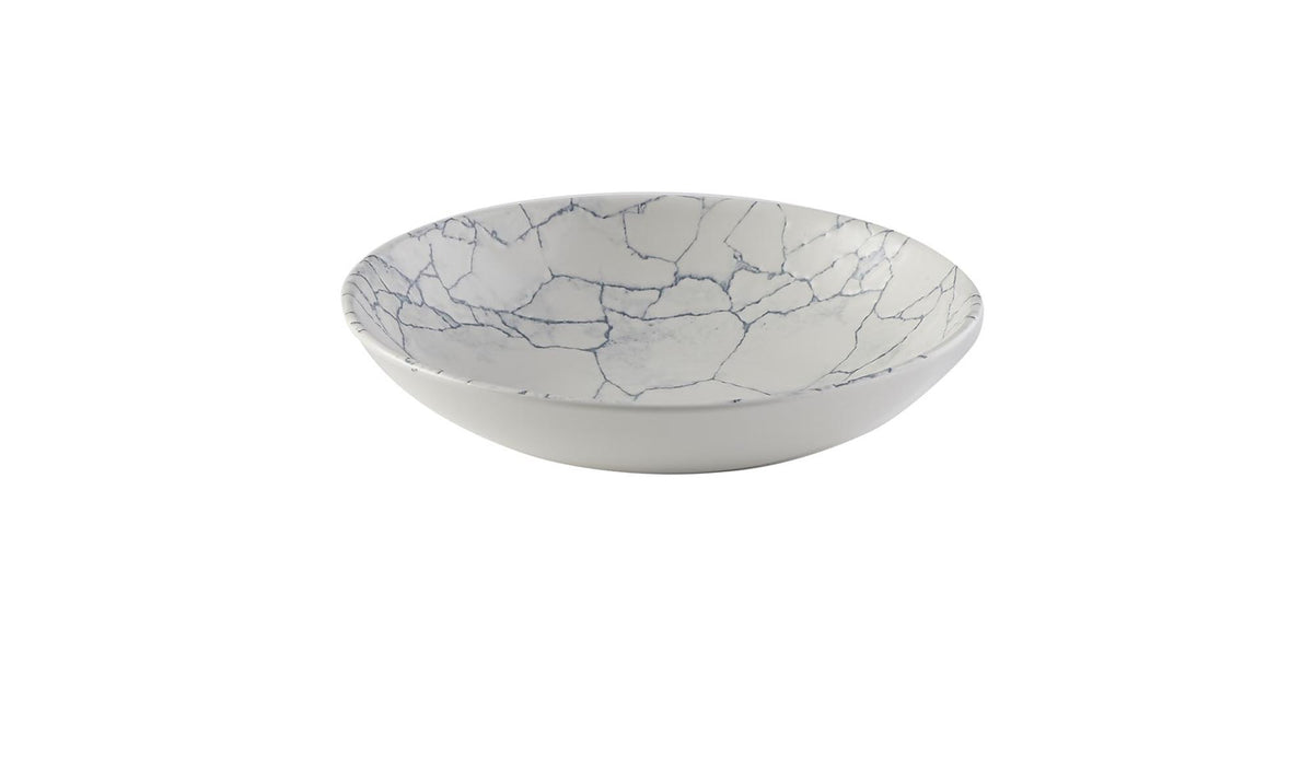 S.P. Kintsugi Pearl Grey Coupe Teller tief 24.8cm in Silber präsentiert im Onlineshop von KAQTU Design AG. Teller ist von Churchill