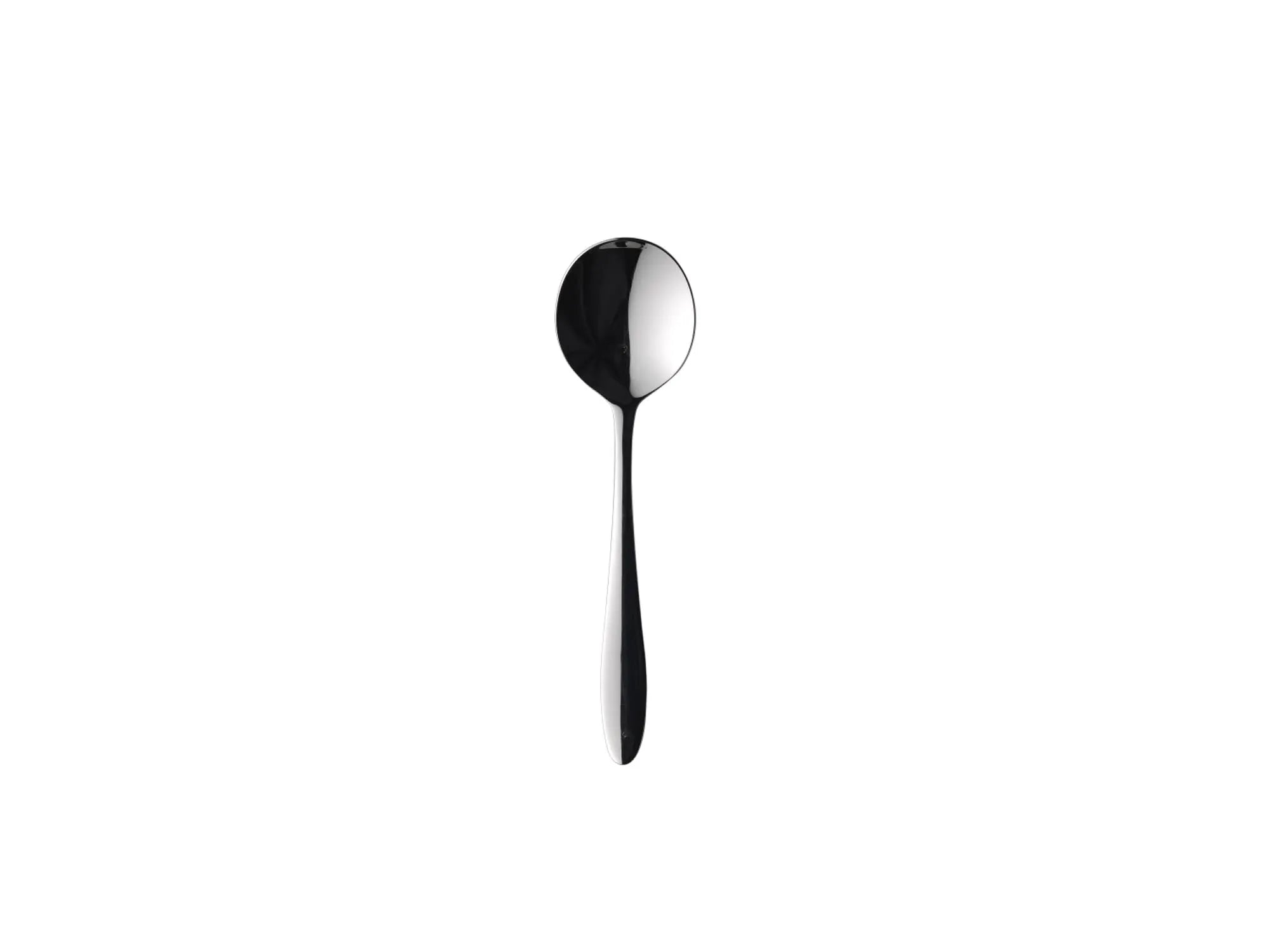 Eleganter 16,9 cm Suppenlöffel aus 18/10 Edelstahl von Churchill. Langlebig, korrosionsbeständig, ideal für jeden Anlass.