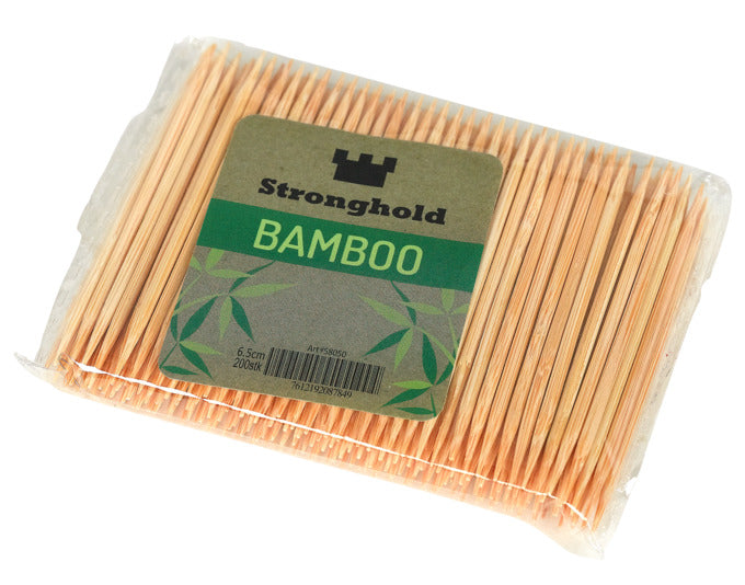 Zahnstocher Bambus 5x 200 Stück 6.5 cm in  präsentiert im Onlineshop von KAQTU Design AG. Küchenhelfer ist von STRONGHOLD