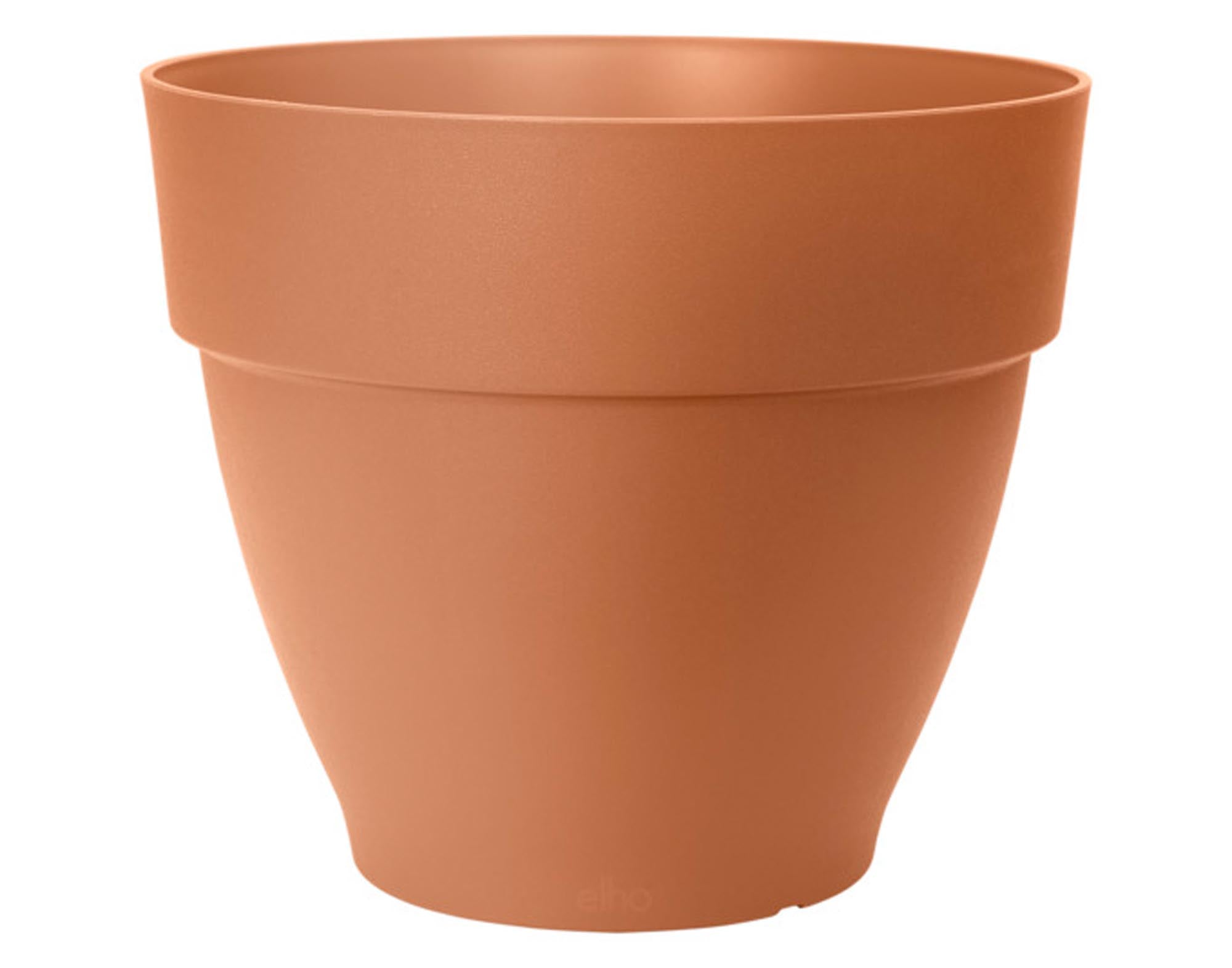ELHO Pflanzengefäss Vibia Campana rund terra ø 25 cm in  präsentiert im Onlineshop von KAQTU Design AG. Pflanzentopf Outdoor ist von ELHO