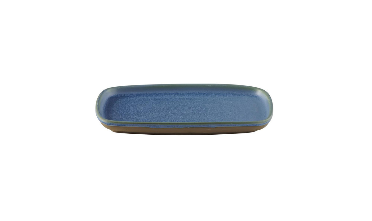 Emerge Oslo Blue Platte rechteckig 22x15cm in Blau präsentiert im Onlineshop von KAQTU Design AG. Platte ist von Churchill