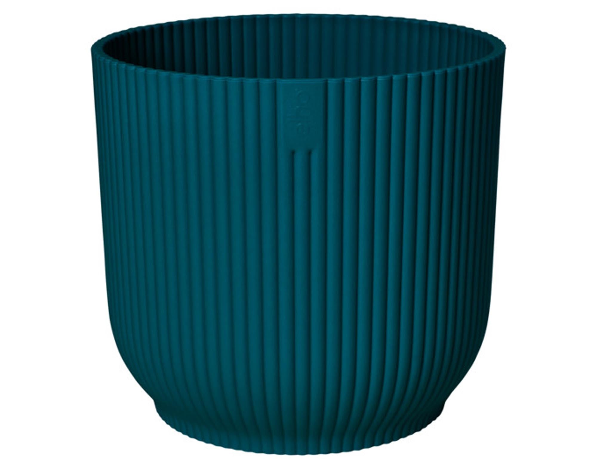 ELHO Vaso per piante Vibes pieghevole rotondo blu scuro ø 14 cm