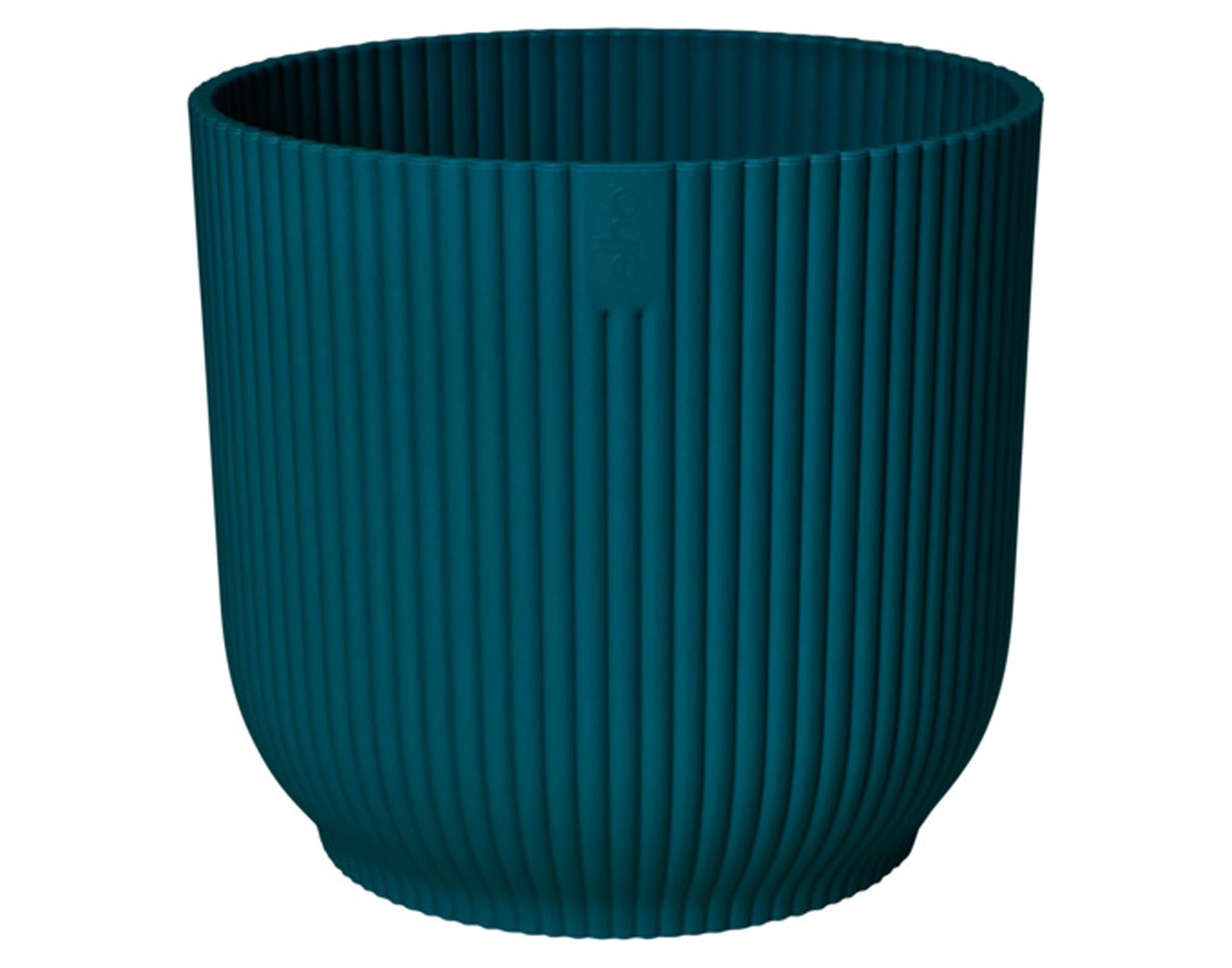 ELHO Vaso per piante Vibes pieghevole rotondo blu scuro ø 16 cm
