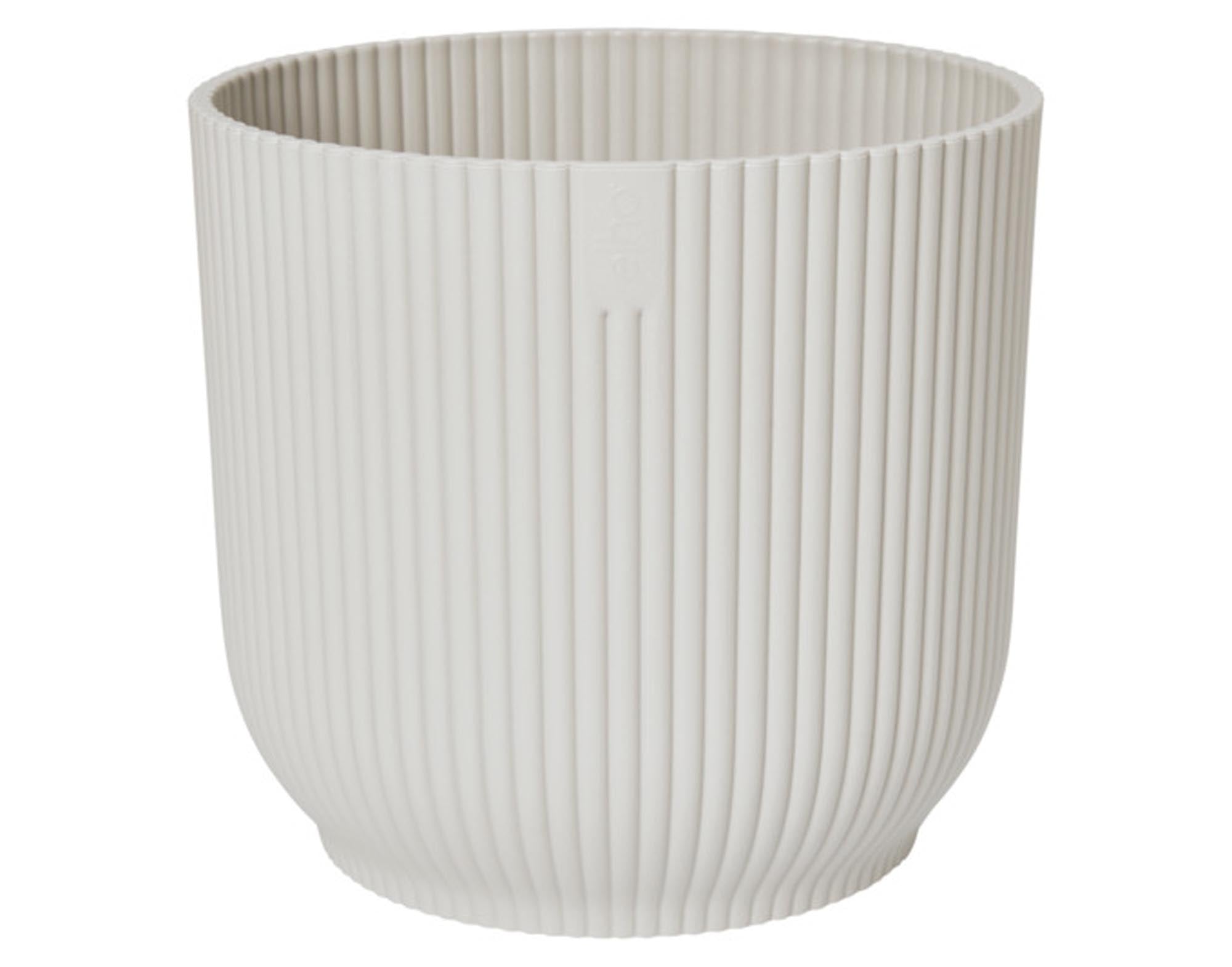 ELHO Vaso per piante Vibes pieghevole rotondo seta bianco ø 16 cm