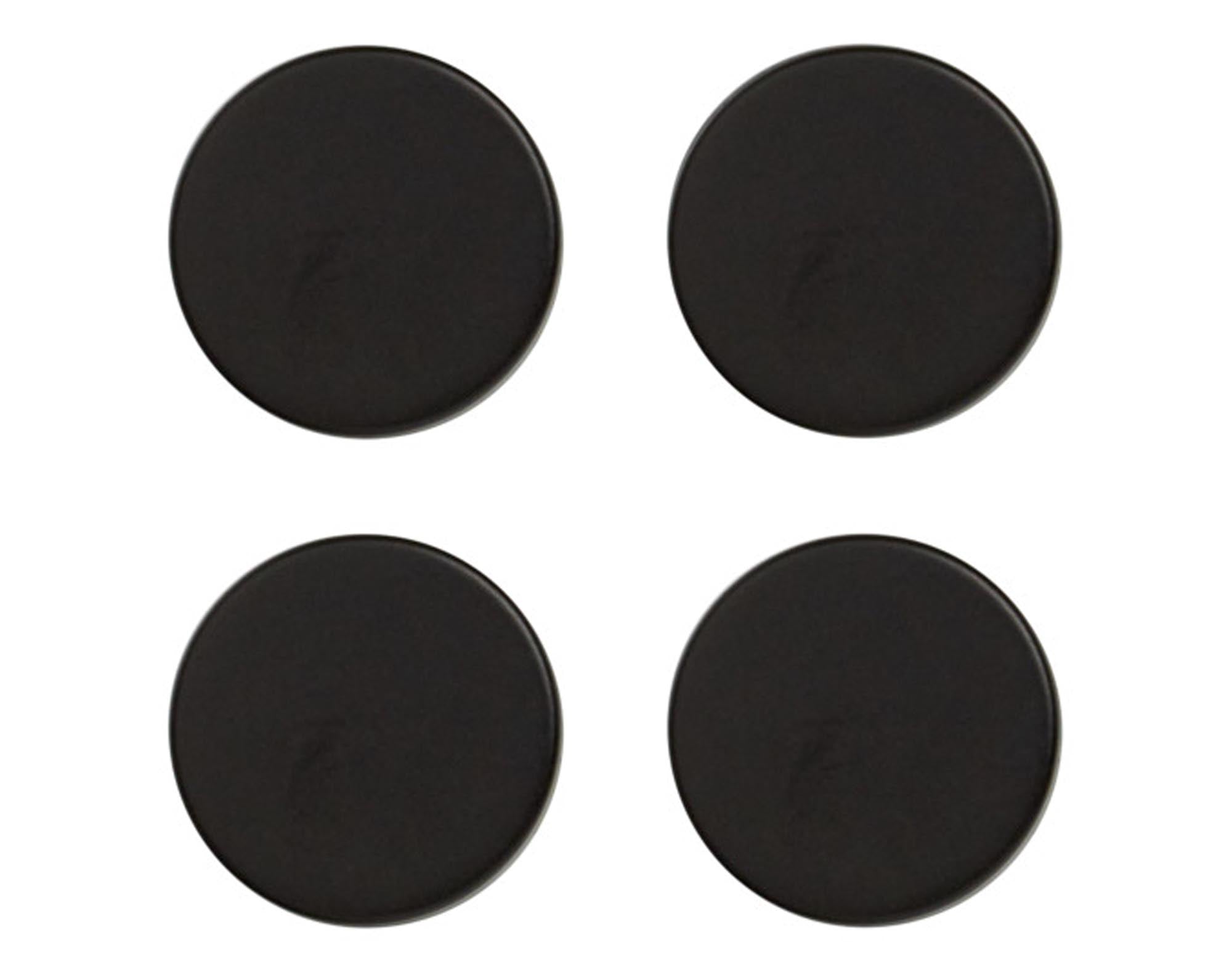 Entdecken Sie das ZELLER Magnet-Set 4-teilig schwarz (ø 2.3 cm) für stilvolle Organisation im Büro. Extra starke Haftkraft für Glas-Memoboards!