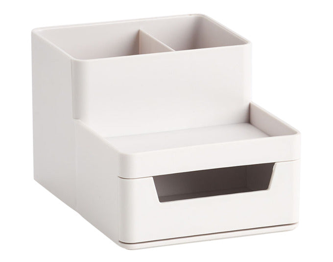 ZELLER Utensilien Organizer Kunststoff grau 15.5x11.2x9.5 cm in  präsentiert im Onlineshop von KAQTU Design AG. Bürozubehör ist von ZELLER PRESENT