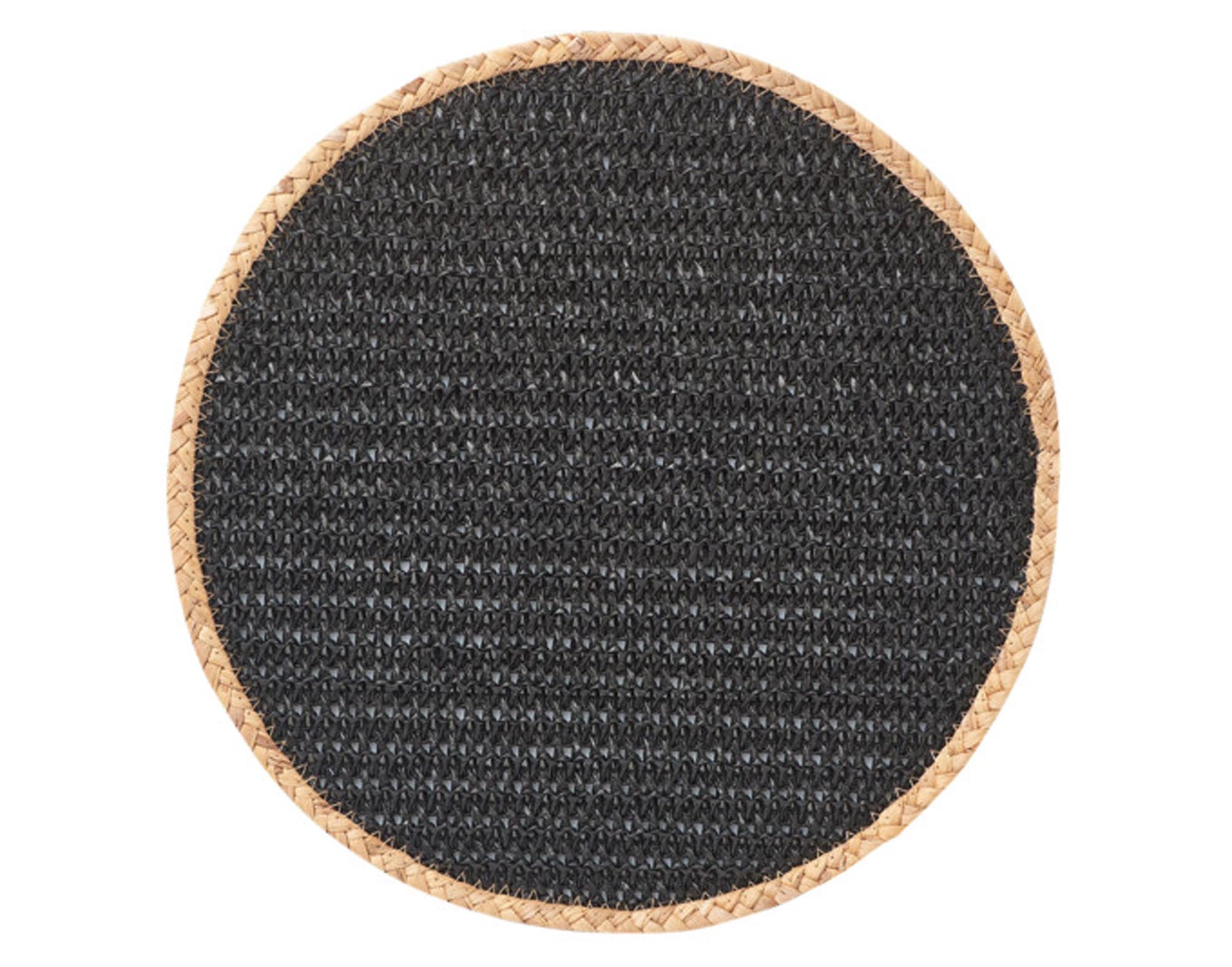 ZELLER Tischset Nature schwarz ø 38 cm in  präsentiert im Onlineshop von KAQTU Design AG. Tischset ist von ZELLER PRESENT