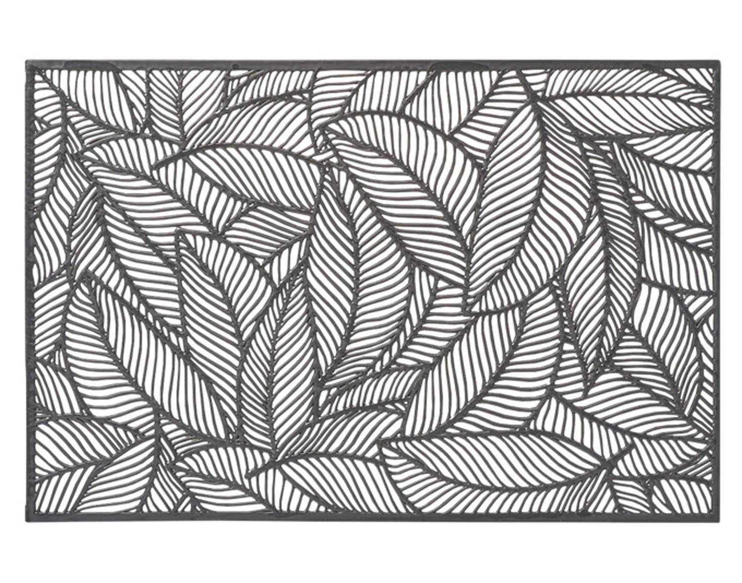 ZELLER Tischset Farn schwarz 45x30 cm in  präsentiert im Onlineshop von KAQTU Design AG. Tischset ist von ZELLER PRESENT