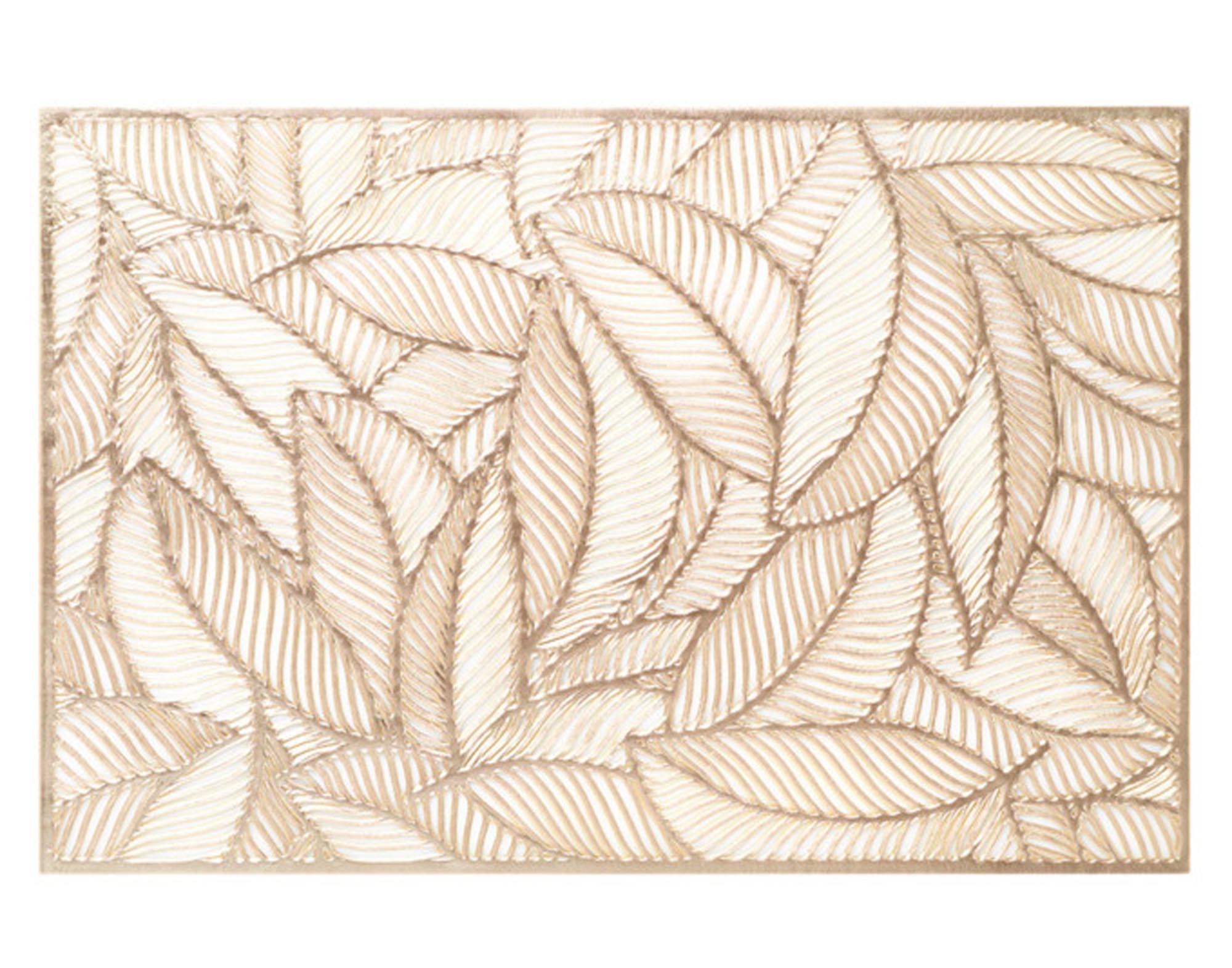 ZELLER Tischset Farn gold 45x30 cm in  präsentiert im Onlineshop von KAQTU Design AG. Tischset ist von ZELLER PRESENT