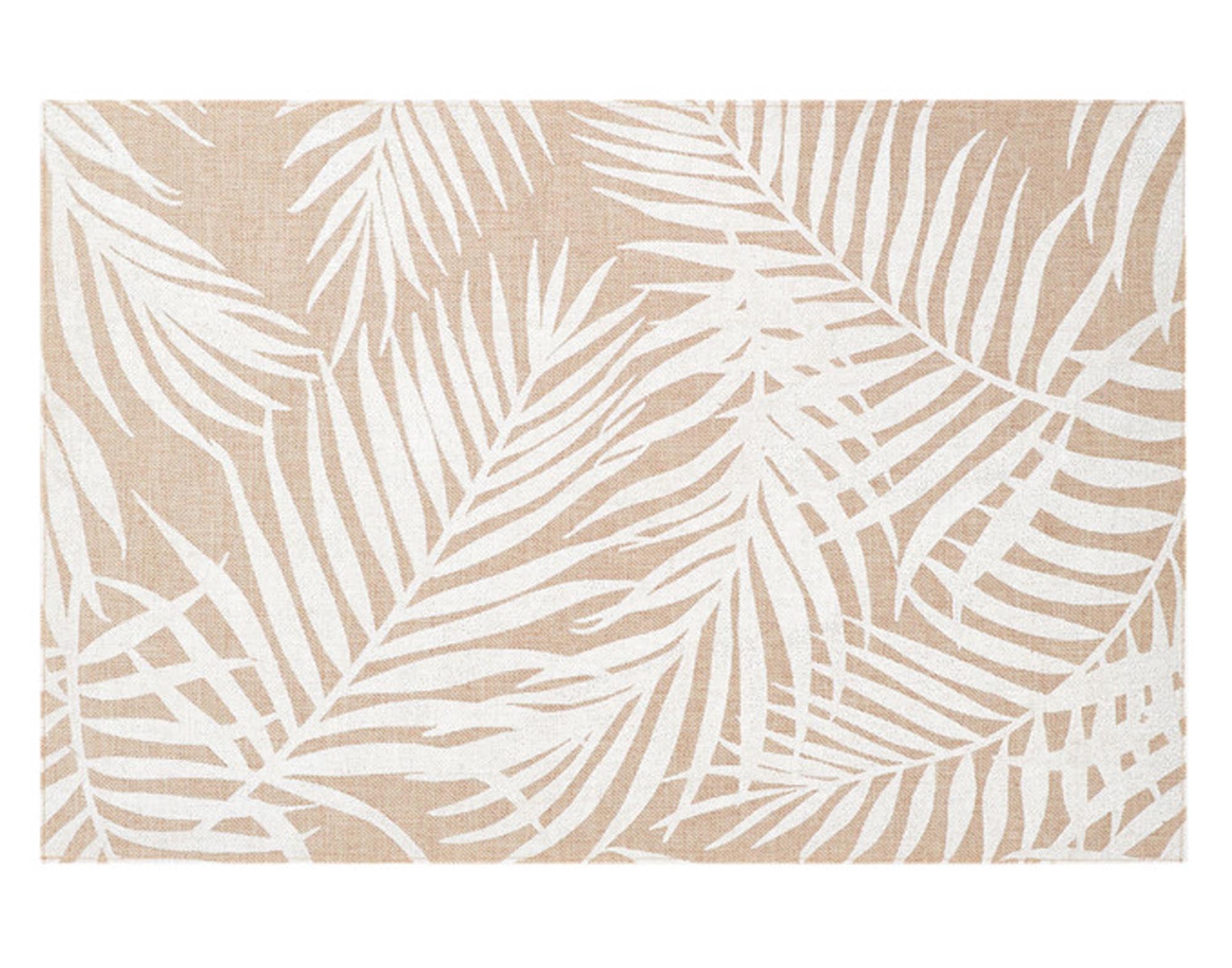 ZELLER Tischset Palme weiss 45x3 0cm in  präsentiert im Onlineshop von KAQTU Design AG. Tischset ist von ZELLER PRESENT
