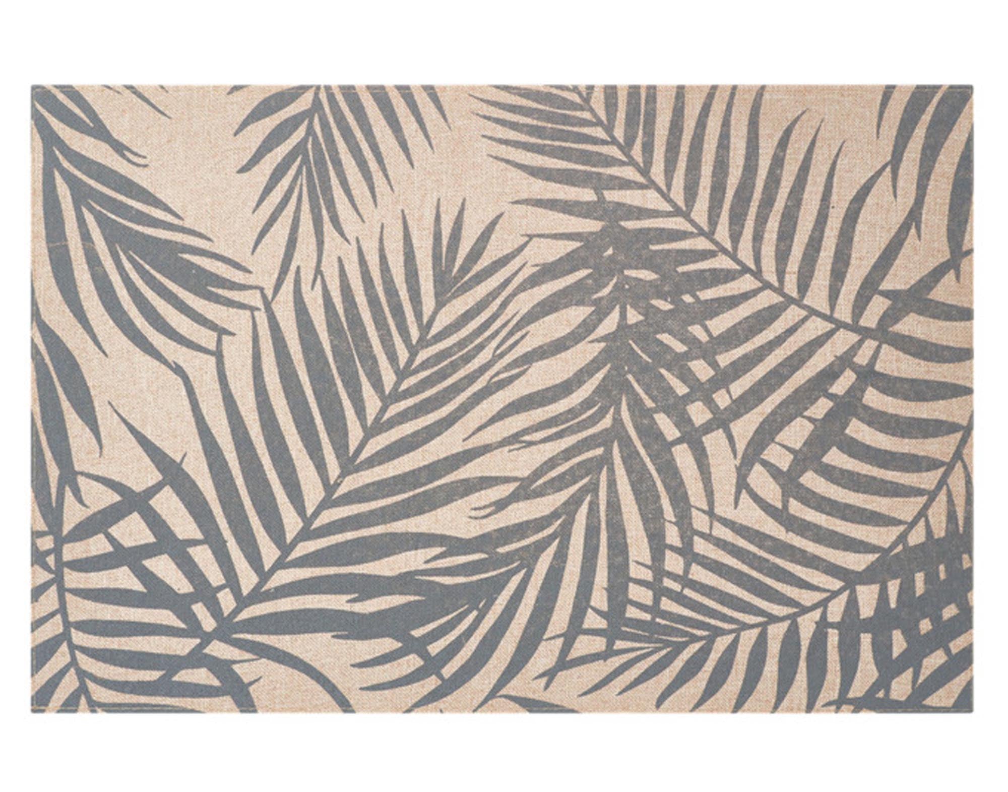 ZELLER Tischset Palme grau 45x3 0cm in  präsentiert im Onlineshop von KAQTU Design AG. Tischset ist von ZELLER PRESENT