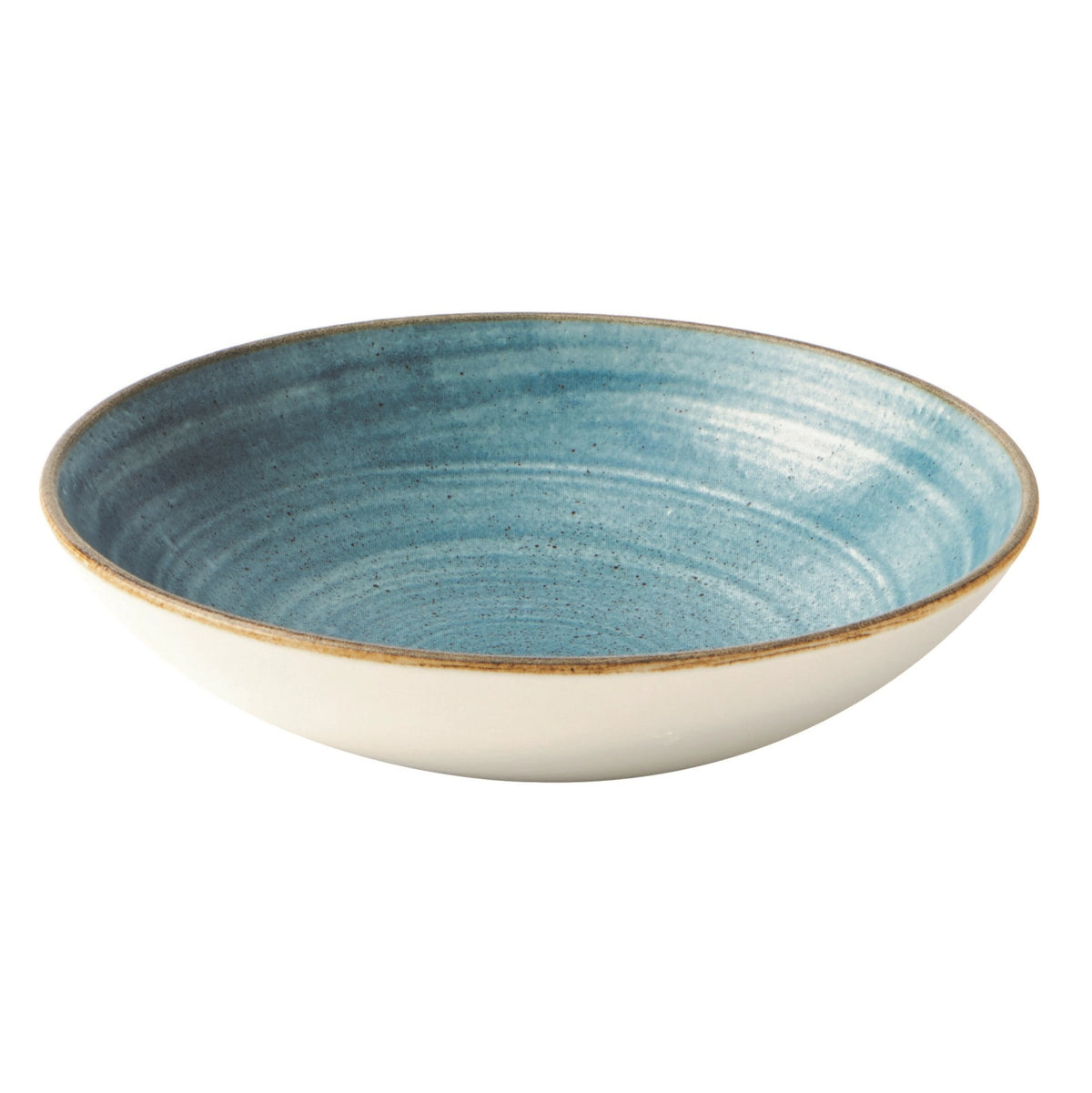 Stonecast Raw Blue Coupe Teller tief 18.2cm, 42.6cl 1 in Blau präsentiert im Onlineshop von KAQTU Design AG. Teller ist von Churchill