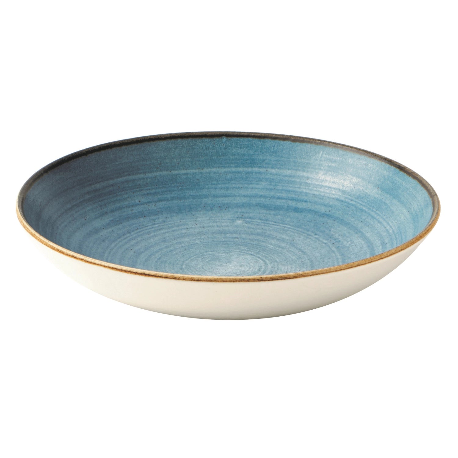 Stonecast Raw Blue Coupé Teller Deep 24,8 cm, 113.6cl