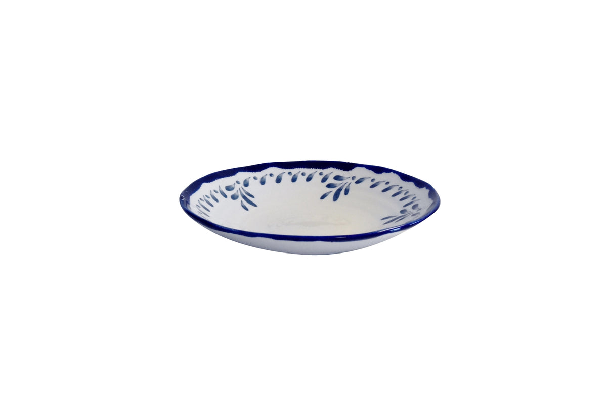 Harvest Mediterranean Organic Coupe Schüssel 25cm in Blau präsentiert im Onlineshop von KAQTU Design AG. Schüssel ist von Churchill