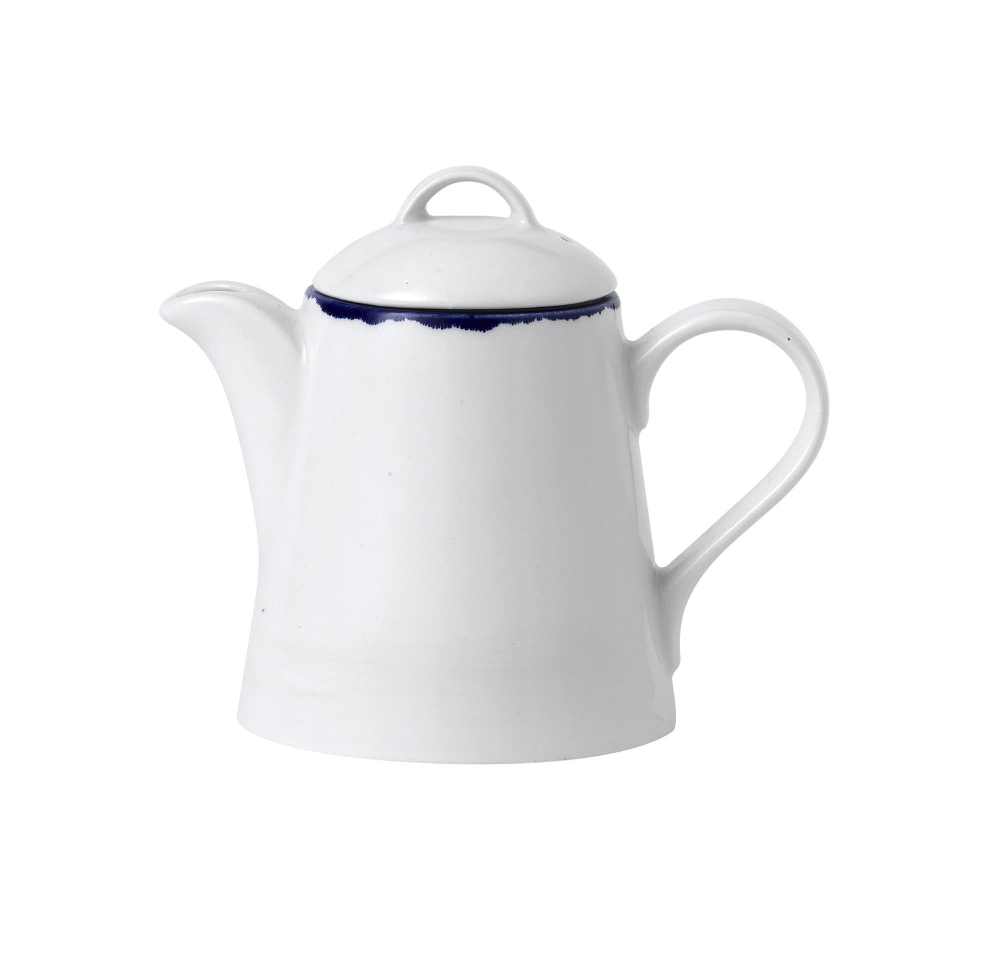 Elegante 38cl Keramikkanne von Churchill, ideal für kleine Anlässe. Hervorragende Isolierung, zeitloses Design, leicht zu reinigen.