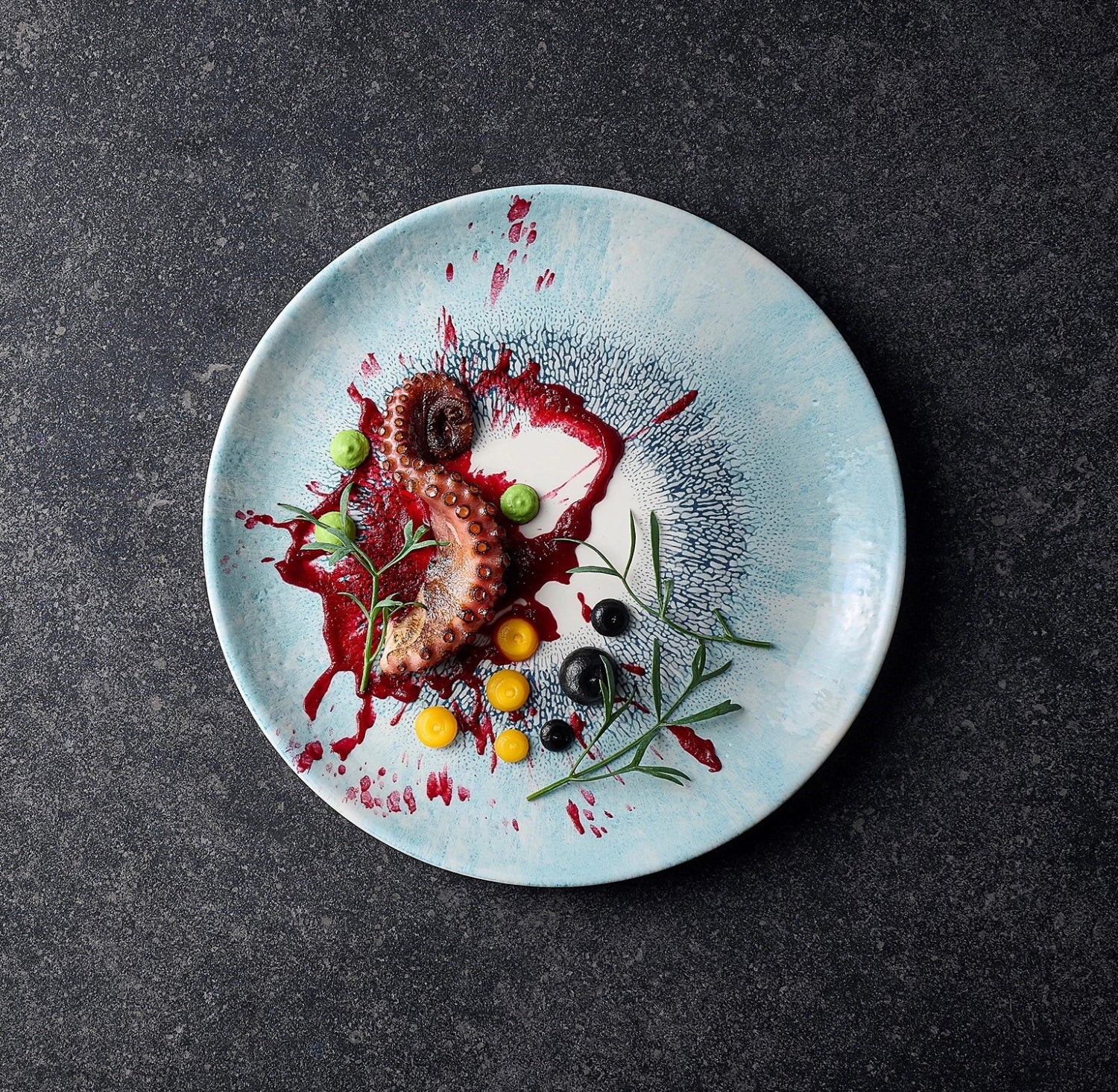 Fusion Aquamarine Coupé Plate Flat 21,7 cm