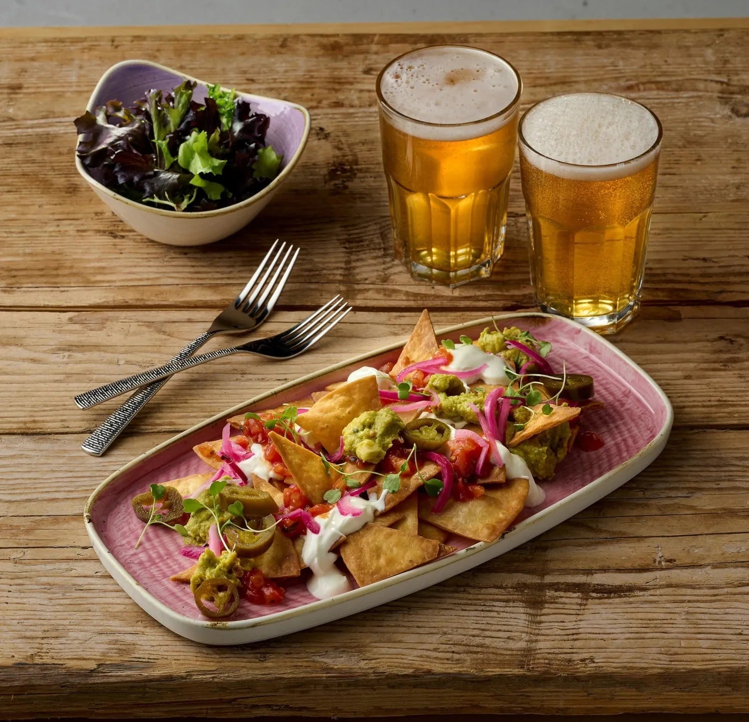 Stonecast Chefs Platte in zartem Rosa, 30x15,4 cm von Churchill.