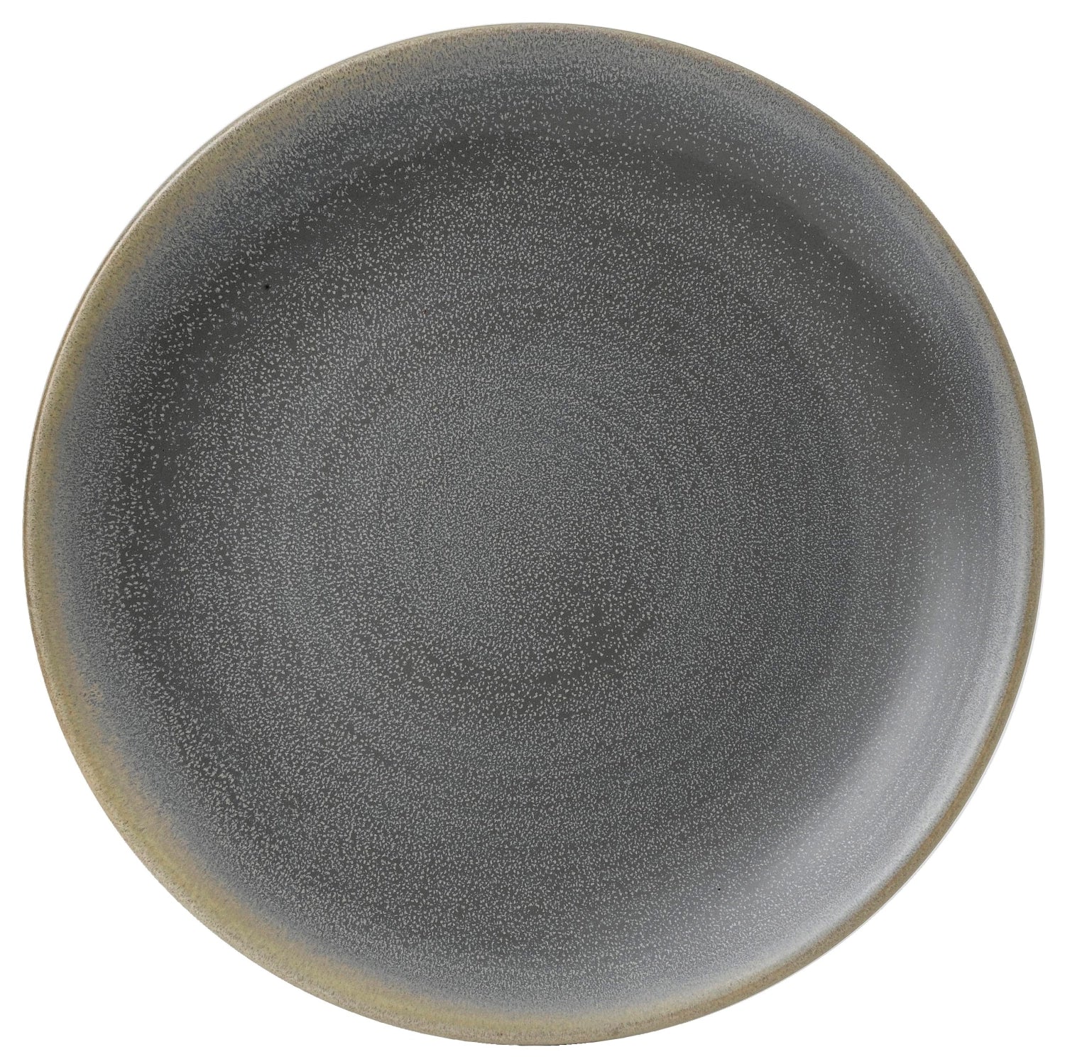 Eleganter Evo Granite Coupe Teller, 29,5 cm, kratzfest, ideal für Gastronomie & Zuhause, mikrowellengeeignet, stilvolle Granitoptik.