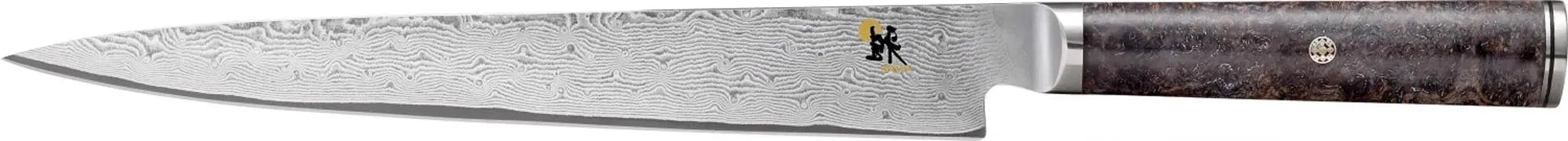 Elegantes Sujihiki-Messer, 240mm, 67-lagiger Damaststahl, Ahornholzgriff, ideal für Fleisch, Fisch, Gemüse.